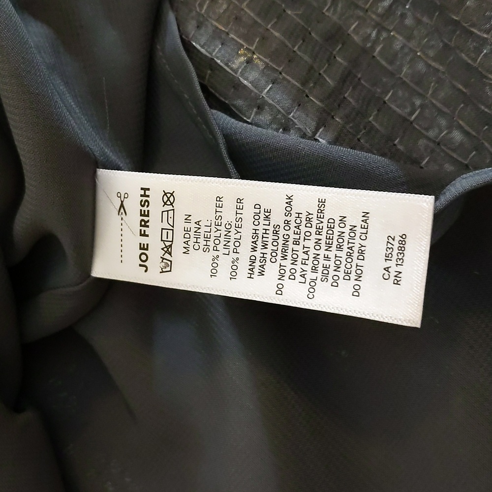 Joe Fresh| NWT Silver Spaghetti Strap Square Sequined Dress - Picture 10 of 13